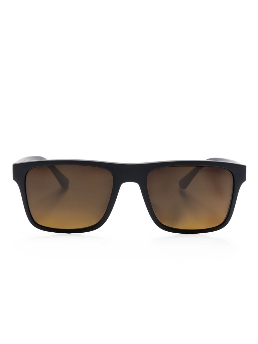 emporio armani lunettes de vue rectangulaires - noir