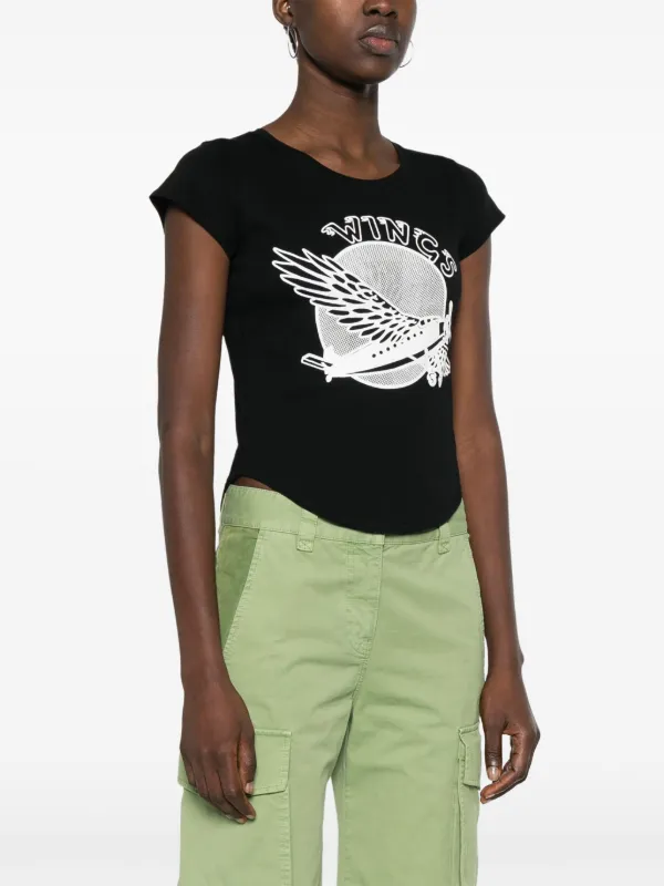 Stella McCartney グラフィック Tシャツ | ブラック | FARFETCH JP
