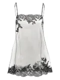 Carine Gilson silk babydoll slip dress - Black