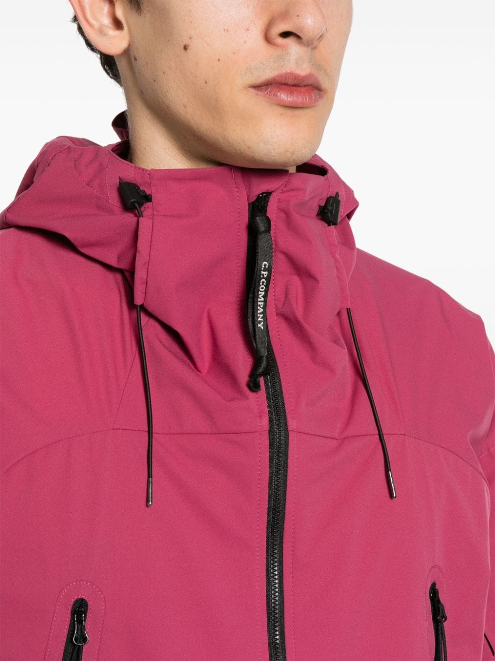 Shop C.p. Company Pro-tek Hooded Jacket In Red