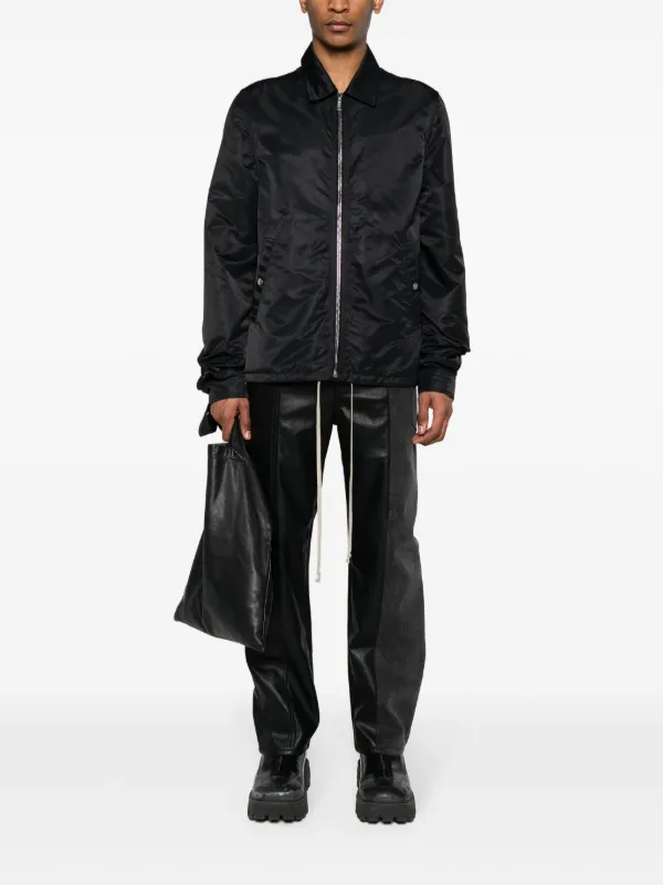 Rick Owens DRKSHDW zip-up Shirt Jacket | Black | FARFETCH