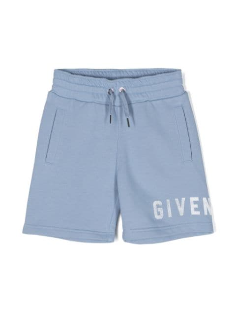 Givenchy Kids logo-print cotton shorts