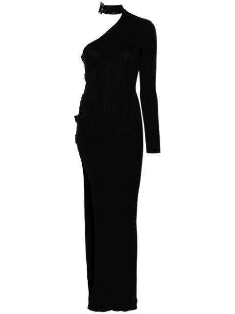 Giuseppe Di Morabito cut-out ribbed-knit maxi dress