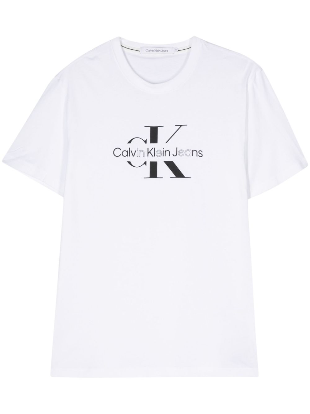 Calvin Klein Jeans Est.1978 Logo-print Cotton T-shirt In White