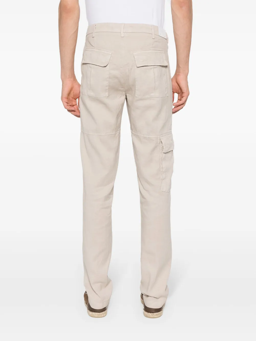 Eleventy Cargo broek met toelopende pijpen Beige