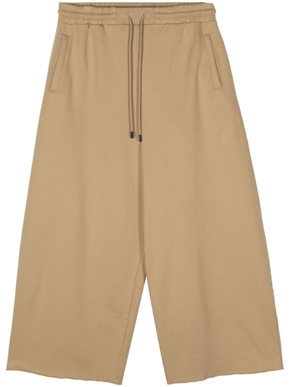 Lựu Đạn Drop-crotch Cotton Track Pants In Brown