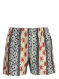 OAS Company Karma geometric-print swim shorts - Blue