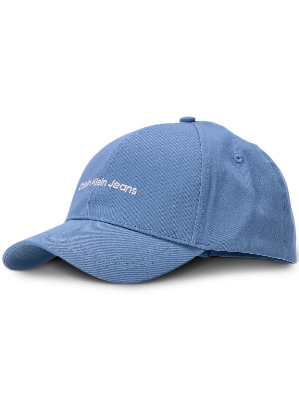 Calvin Klein Logo-embroidered Baseball Cap In Blue