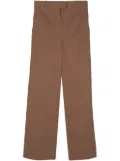 Circolo 1901 piqué-weave straight trousers - Brown