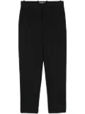 Circolo 1901 textured tapered trousers - Black