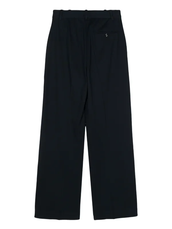 パンツ CIRCOLO 1901 Women Straight Pants FD3106BLU Blue Circolo 1901 - Circolo 1901 Trousers Blue