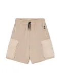 Aspesi Kids elasticated-waist cotton shorts - Neutrals