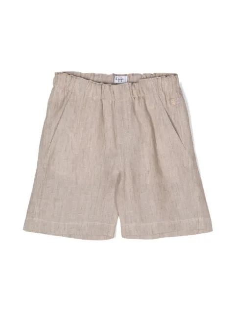 Il Gufo elasticated-waist linen shorts