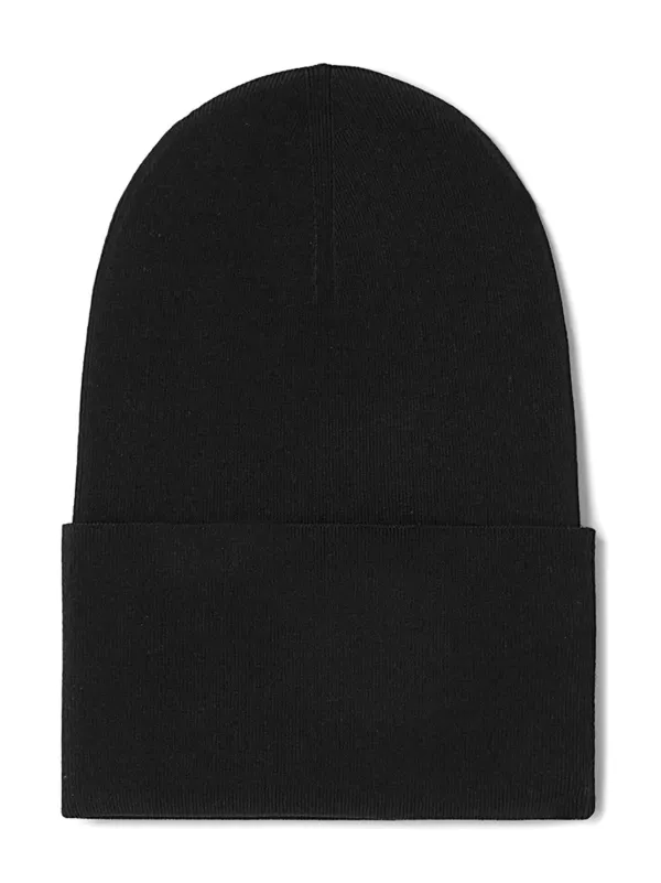 帽子 JIL SANDER knit beanie Jil Sander turn-up fine-knit Beanie | Black | FARFETCH