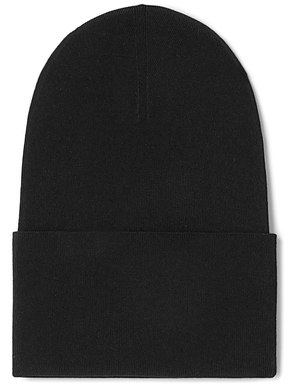 Jil Sander Turn-up Ribbed Bucket Hat In Black