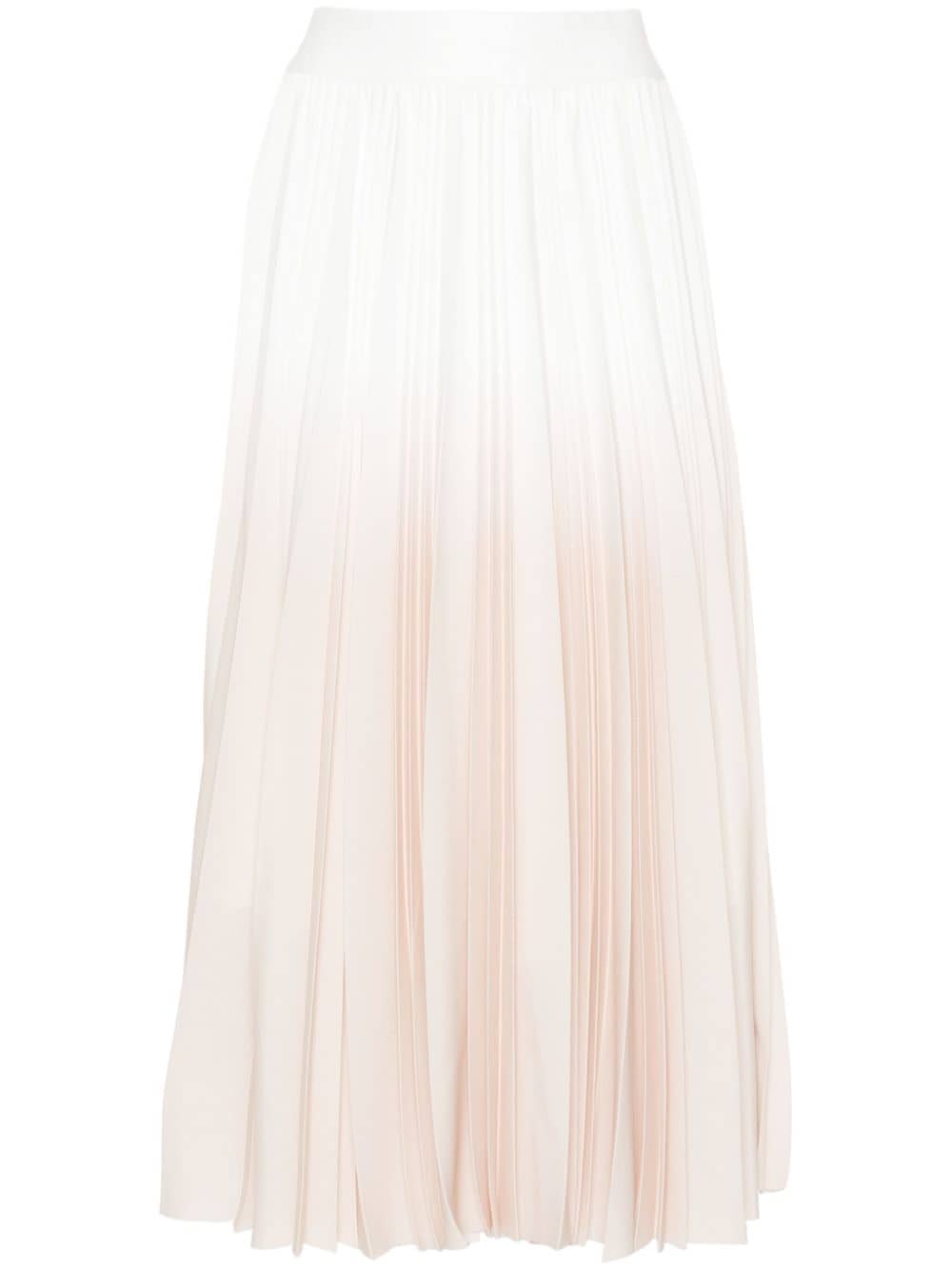 Peserico Ombré-effect Pleated Skirt In Neutrals
