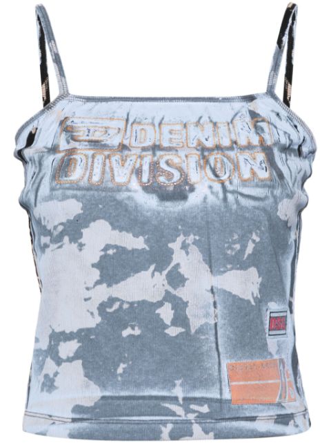 Diesel T-Hop-PLK ribbed top Women