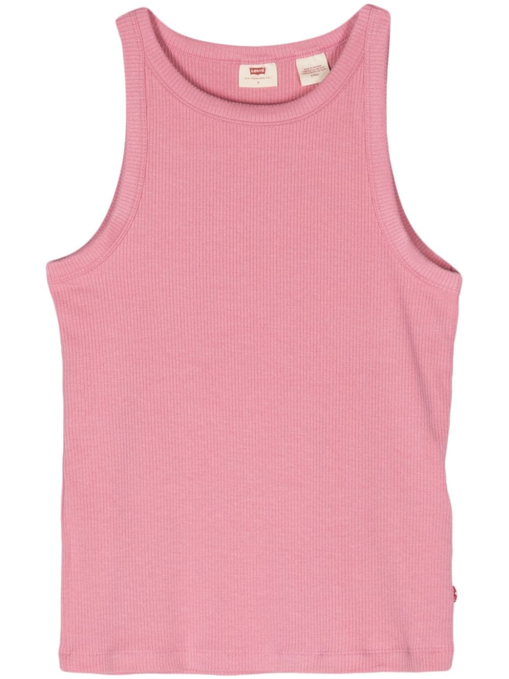 Levi's Dreamy geribbelde tanktop Roze