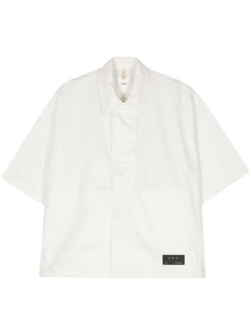Chemise en coton à patch logo - OAMC - Modalova