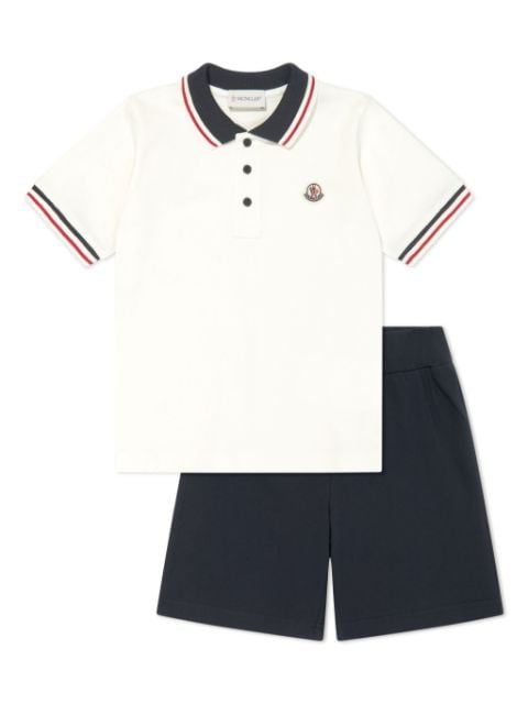 Moncler Enfant logo-appliqué cotton shorts set
