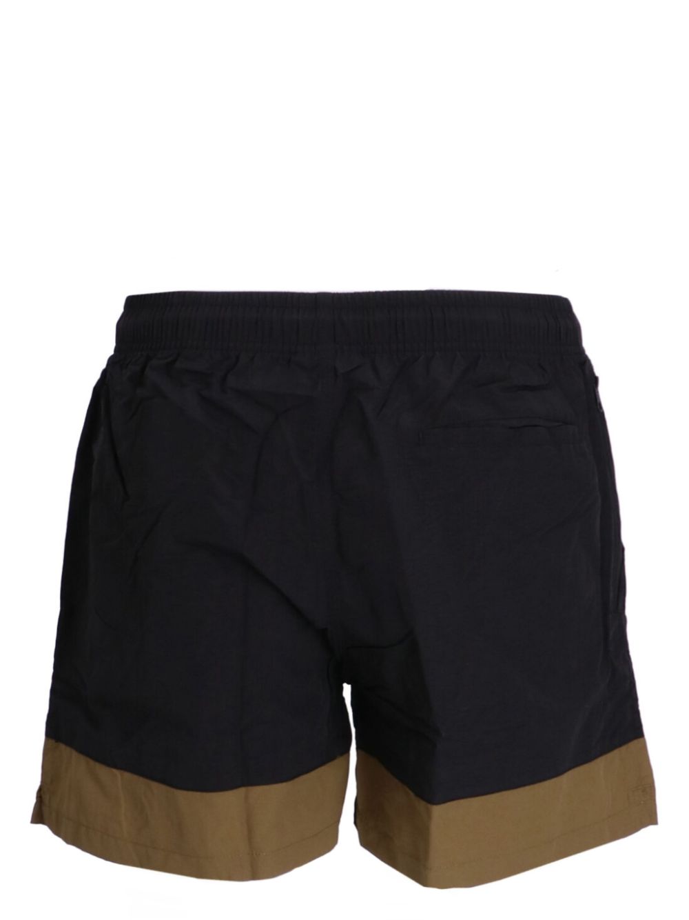 OAS Company panelled drawstring swim shorts - Black