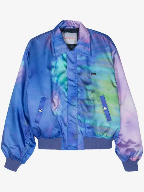 BLUEMARBLE chamarra capitonada con motivo tie-dye