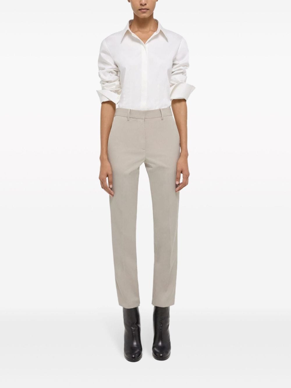 Image 2 of Helmut Lang high-waisted virgin wool trousers