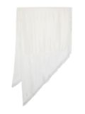 Peserico sequin-embellished frayed scarf - White