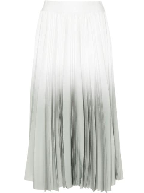 Peserico ombré-effect pleated skirt