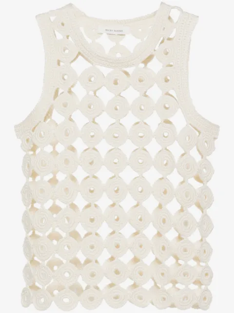 Wales Bonner Stanza cotton vest