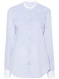 Wales Bonner River cotton chambray shirt - Blue
