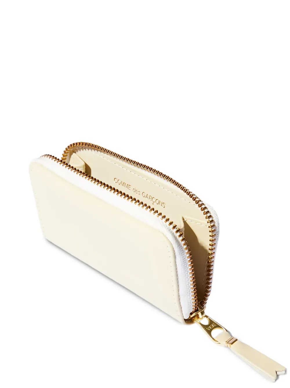 Comme Des Garçons Wallet leather zip-around wallet | Neutrals | Image 1