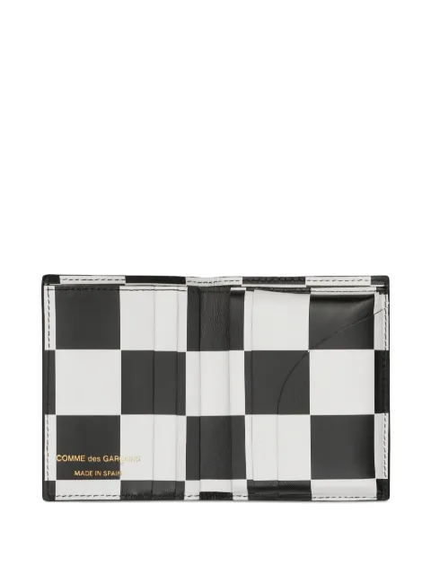 Comme Des Garçons Wallet patent-finish wallet