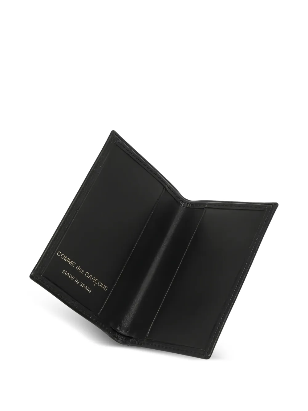 Comme Des Garçons Wallet portemonnee van leer Zwart