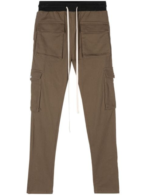 MOUTY logo-embroidered drawstring cargo trousers