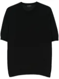 Ballantyne knitted cotton T-shirt - Black