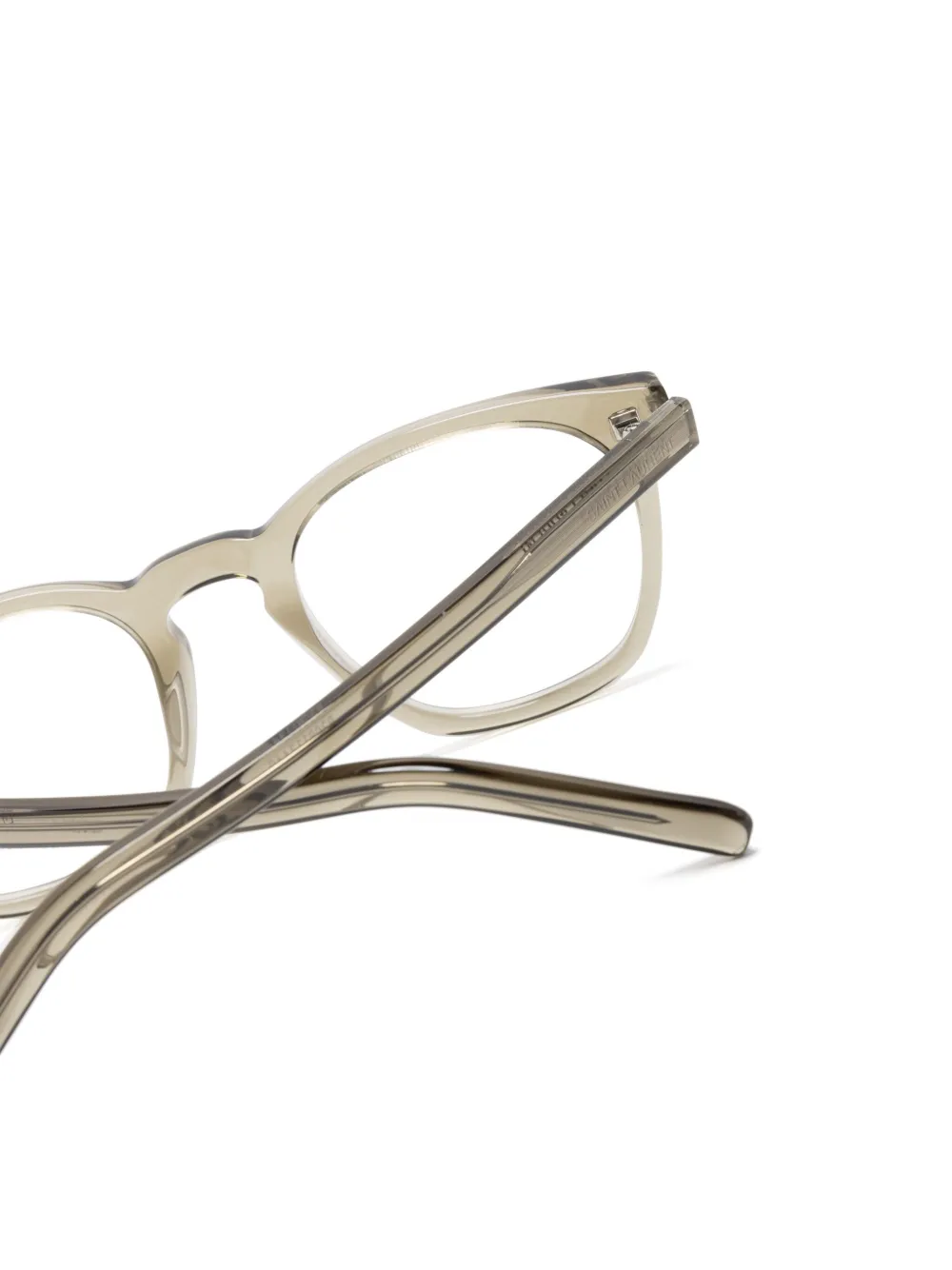 Saint Laurent Eyewear SL 28 bril met vierkant montuur Bruin