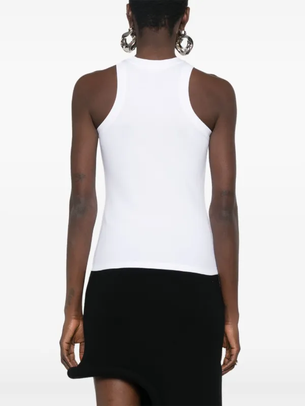 Balmain logo-embroidered Top | White | FARFETCH JO Balmain logo-embroidered Top | White | FARFETCH JO