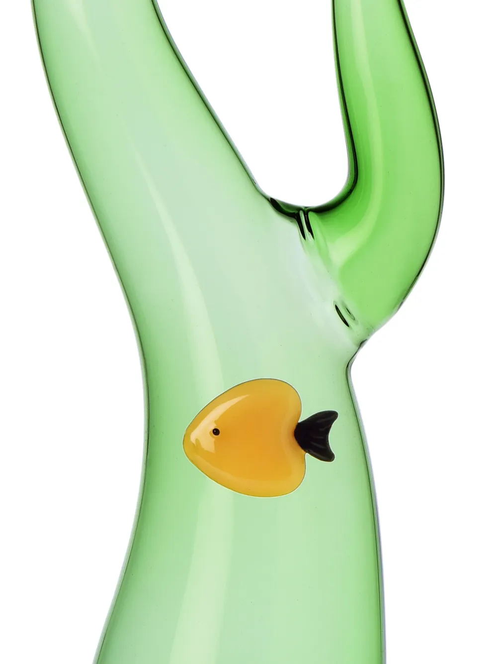 Ichendorf Milano Marine Garden Seaweed Amber Fish Glass Bottle (700ml) In 绿色