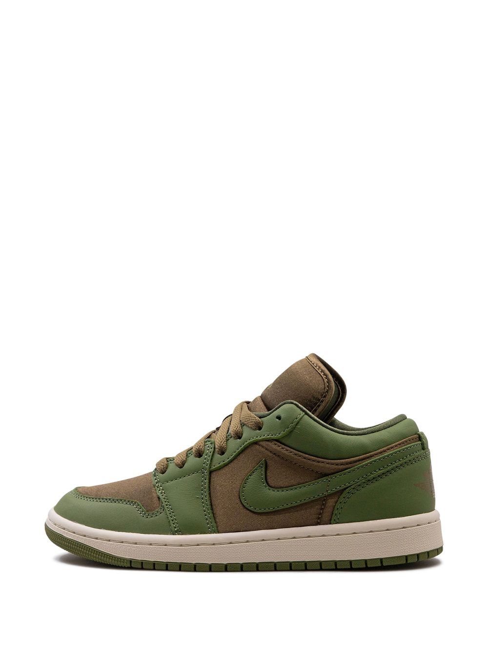 Shop Jordan Air  1 Low "brown Kelp" Sneakers In Green