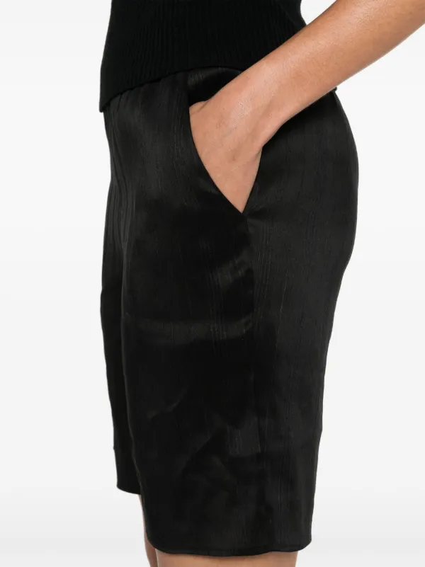 LouLou De Saison Andra elastic-waist Shorts | Black