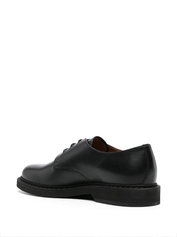 Common Projects stamped-numbers Leather Derby Shoes - Farfetch