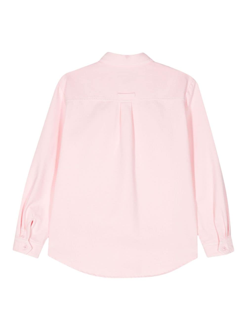 Shop Apc Tina Denim Shirt In Pink