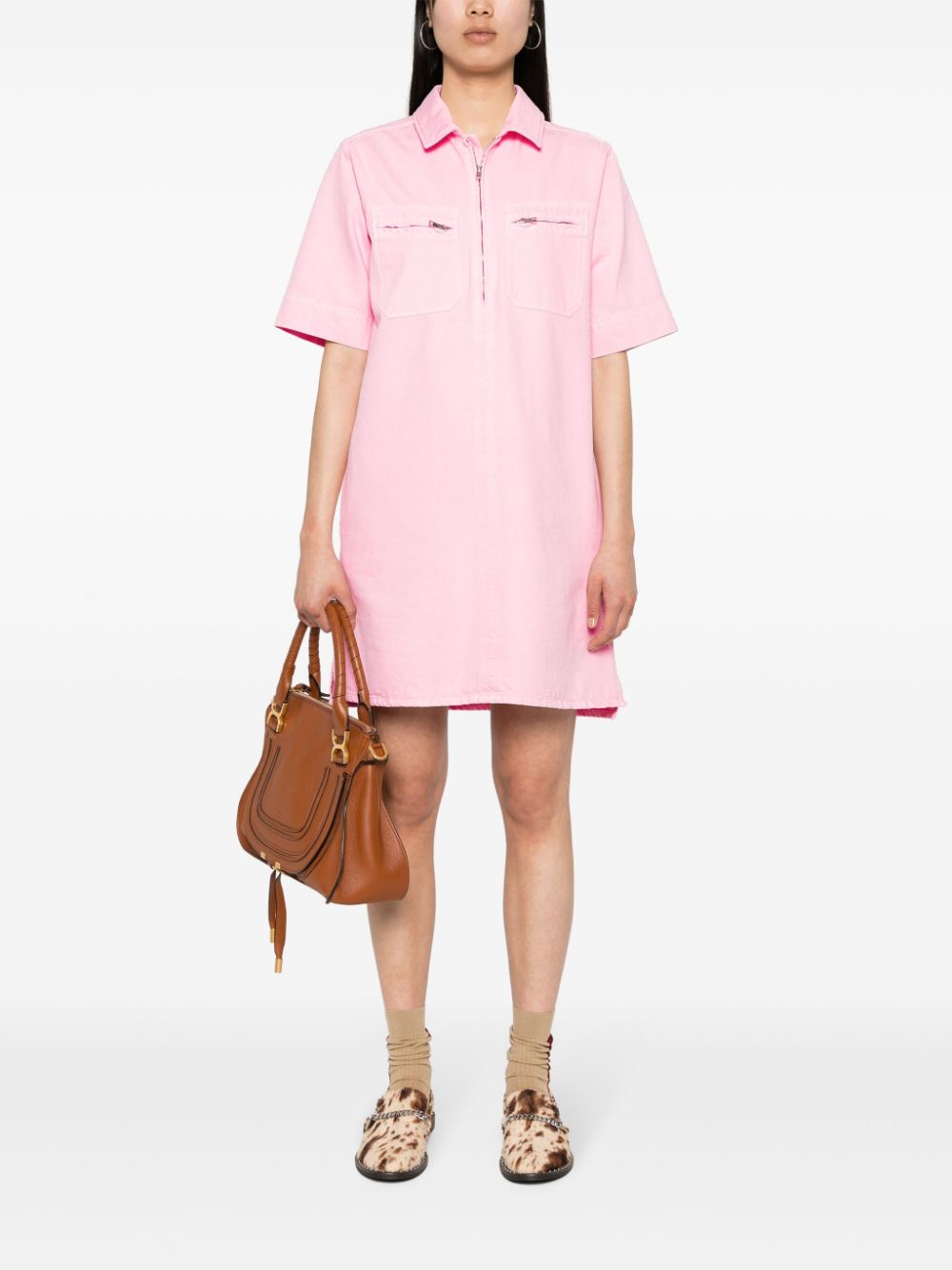 A.P.C. Rosa mini dress - Pink