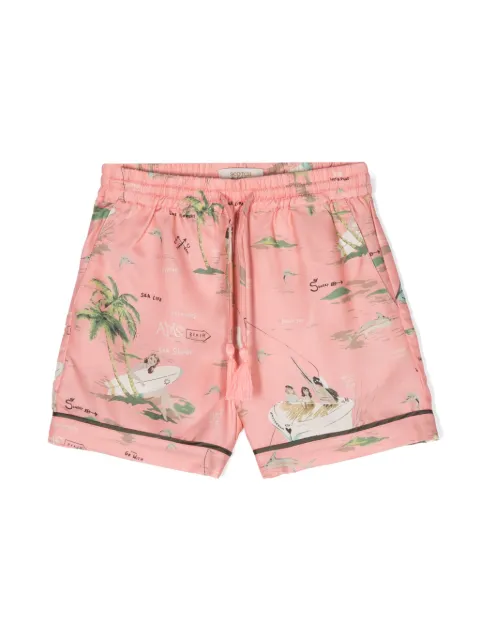 Scotch & Soda Sea Life-print shorts