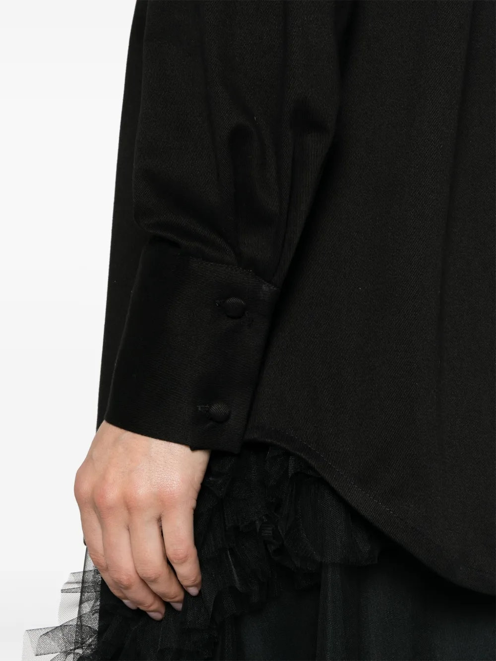 Atu Body Couture Katoenen mini-jurk Zwart