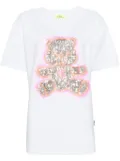 TWINSET sequined teddy bear T-shirt - White