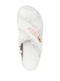 Mou logo-lettering slides - White