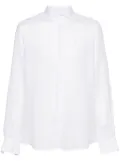 Peserico long-sleeve linen shirt - White