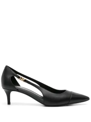 パンプス　MICHAEL KORS Hayes Grommeted Leather Platform Sneaker | Michael Kors [US]